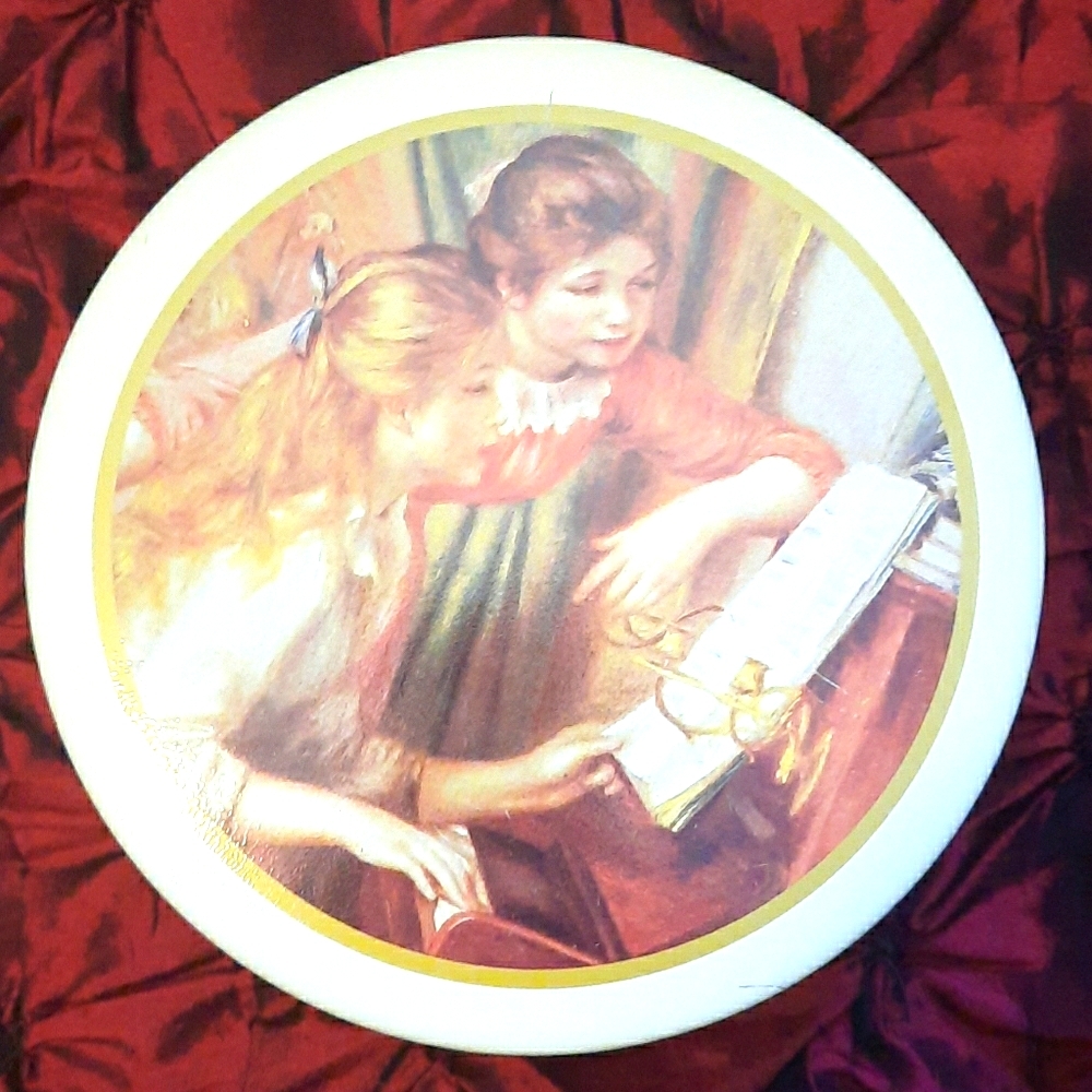 Renoir Two young girls at the piano tin